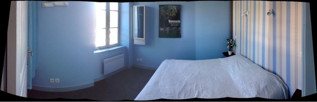 La deuxième chambre double de l'appartement Goeland à Dinard